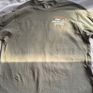 Ink Addict Olive Green Men's Tee